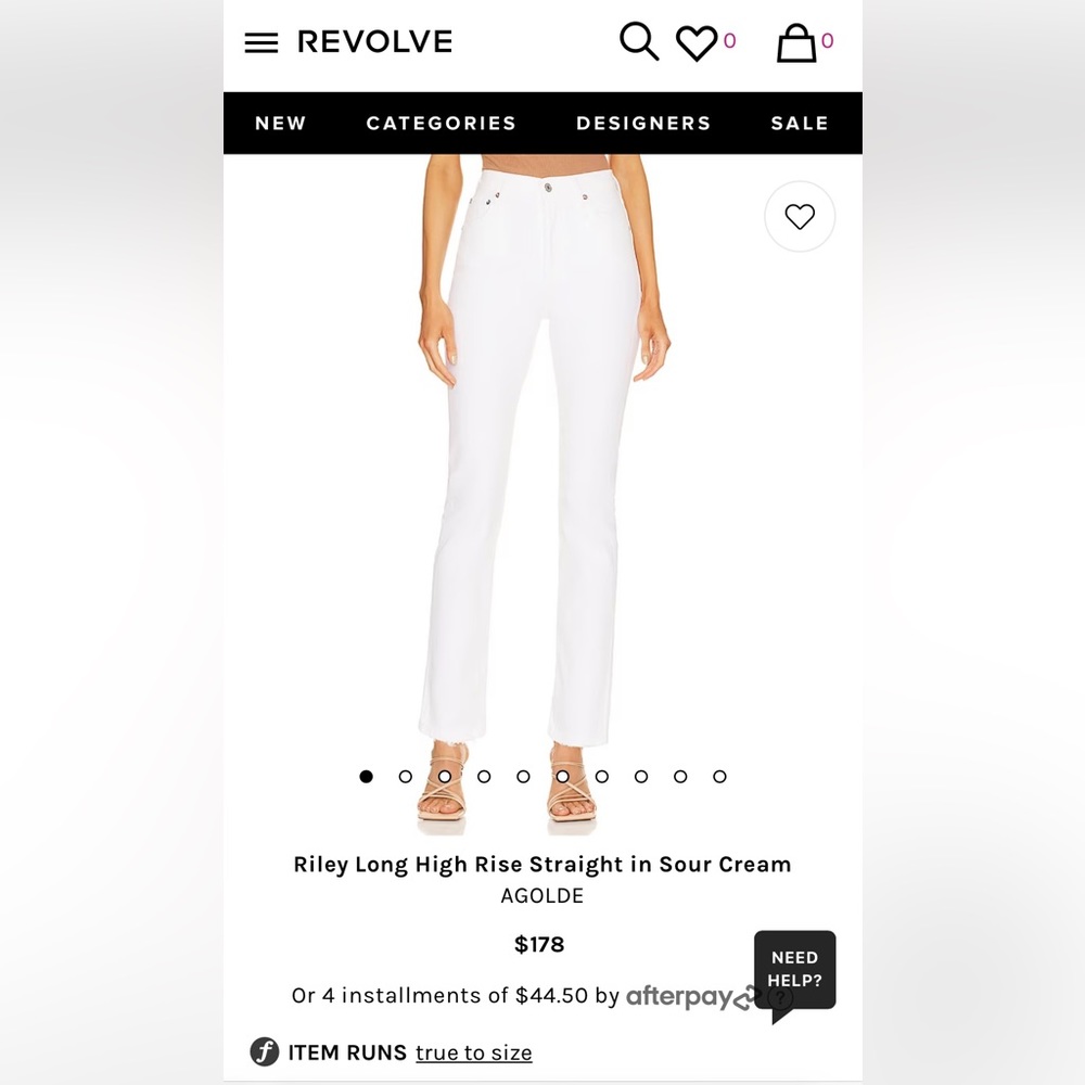 Agolde Riley High Rise Jean